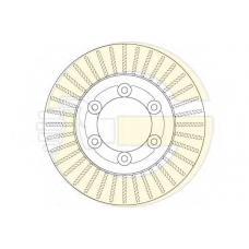6064871 GIRLING Тормозной диск