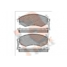 RB0986 R BRAKE Комплект тормозных колодок, дисковый тормоз