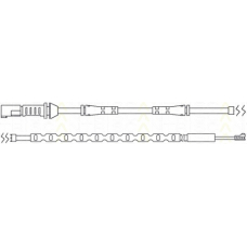 8115 11048 TRISCAN Сигнализатор, износ тормозных колодок
