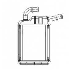 53670 NRF Теплообменник, отопление салона