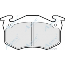 PAD573 APEC Комплект тормозных колодок, дисковый тормоз