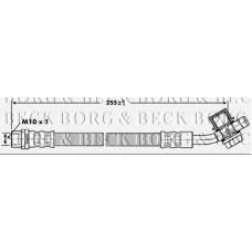 BBH6890 BORG & BECK Тормозной шланг