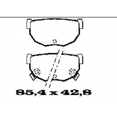 BL1292A2 FTE Колодки тормозные