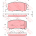 GDB3220 TRW Комплект тормозных колодок, дисковый тормоз