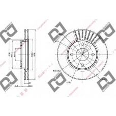 BD1339 DJ PARTS Тормозной диск