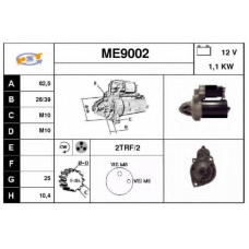 ME9002 SNRA Стартер