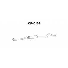 OP40108 VENEPORTE Предглушитель выхлопных газов