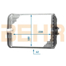 9101356 BEHR Радиатор печки  202 не закупать