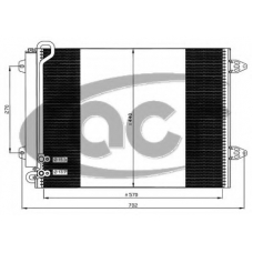300685 ACR Конденсатор, кондиционер
