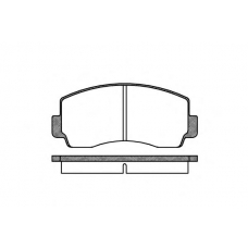 0094.00 QUINTON HAZELL Комплект тормозных колодок, дисковый тормоз
