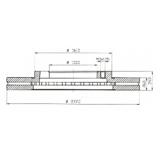 BDC3921 QH Benelux Тормозной диск