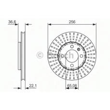 0 986 479 776 BOSCH Тормозной диск