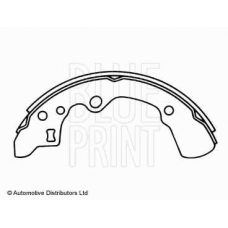 ADM54116 BLUE PRINT Комплект тормозных колодок