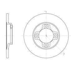 6031 00 KAWE Тормозной диск