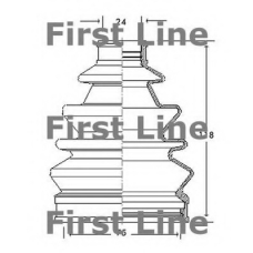 FCB2108 FIRST LINE Пыльник, приводной вал