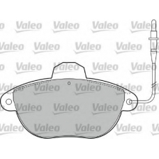 540746 VALEO Комплект тормозных колодок, дисковый тормоз