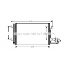 VW5269 AVA Конденсатор, кондиционер