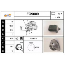 FO9009 SNRA Стартер