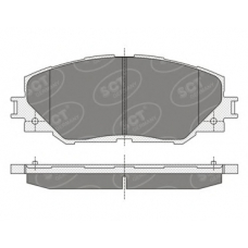 SP 342 PR SCT Комплект тормозных колодок, дисковый тормоз