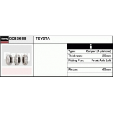 DC82688 DELCO REMY Тормозной суппорт