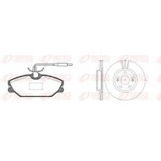 8208.05 REMSA Комплект тормозов, дисковый тормозной механизм