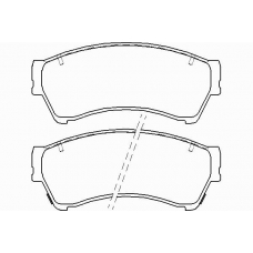 P 49 039 BREMBO Комплект тормозных колодок, дисковый тормоз