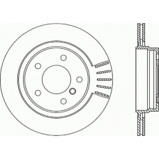 BDR1758.20 OPEN PARTS Тормозной диск