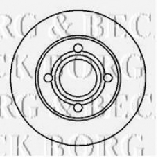 BBD4943 BORG & BECK Тормозной диск