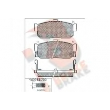 RB0914-700 R BRAKE Комплект тормозных колодок, дисковый тормоз