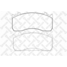 85-11420-SX STELLOX Комплект тормозных колодок, дисковый тормоз