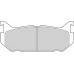FD6649A NECTO Комплект тормозных колодок, дисковый тормоз