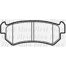 FBP3790 FIRST LINE Комплект тормозных колодок, дисковый тормоз
