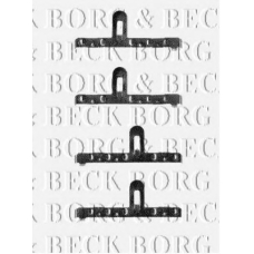 BBK1184 BORG & BECK Комплектующие, колодки дискового тормоза