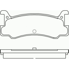 T0025 PAGID Комплект тормозных колодок, дисковый тормоз