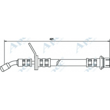 HOS3553 APEC Тормозной шланг