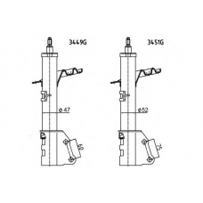 3451G AL-KO Амортизатор