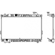 1220-0104 SAKURA  Automotive Радиатор, охлаждение двигателя
