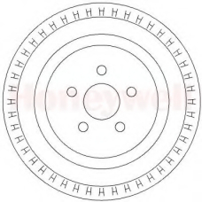 329290B BENDIX Тормозной барабан