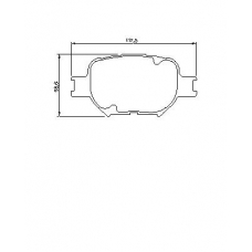 0 986 424 712 BOSCH Комплект тормозных колодок, дисковый тормоз