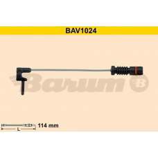 BAV1024 BARUM Сигнализатор, износ тормозных колодок