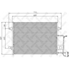 10-45399-SX STELLOX Конденсатор, кондиционер