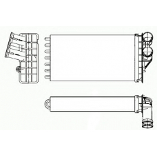 221M49 J. DEUS Теплообменник, отопление салона