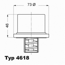 4618.75 WAHLER Термостат, охлаждающая жидкость