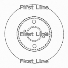 FBD1558 FIRST LINE Тормозной диск