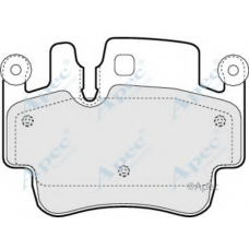PAD1423 APEC Комплект тормозных колодок, дисковый тормоз