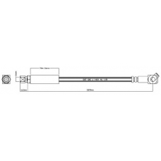 VBH639 MOTAQUIP Тормозной шланг