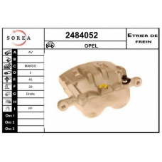 2484052 EAI Тормозной суппорт