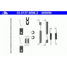 03.0137-9096.2 ATE Комплектующие, тормозная колодка