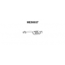 ME50037 VENEPORTE Средний глушитель выхлопных газов
