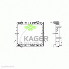 31-0543 KAGER Радиатор, охлаждение двигателя